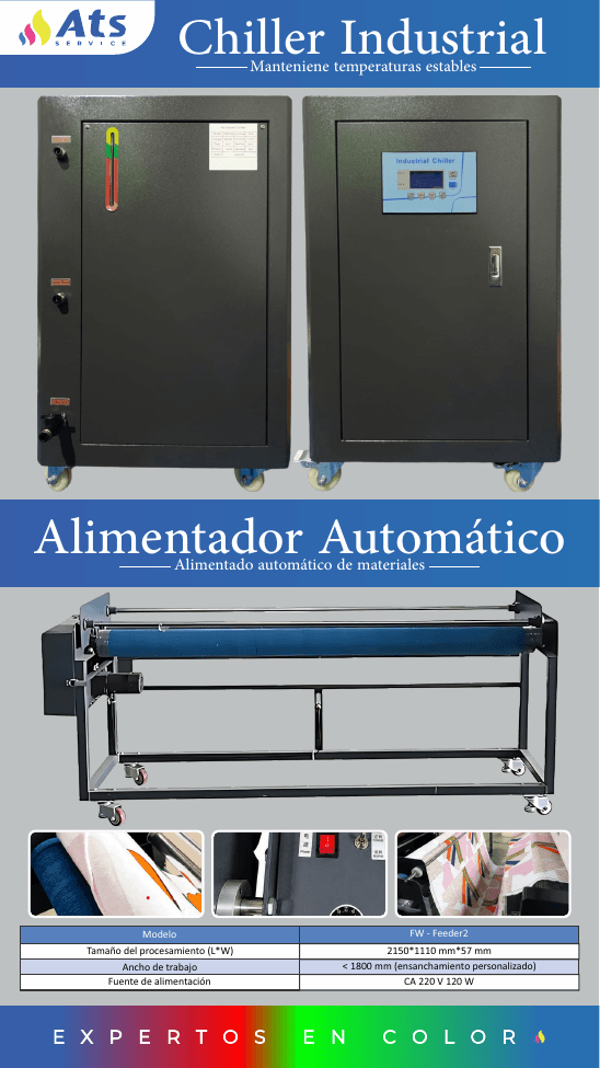 Chiller Industrial / Alimentador Automático