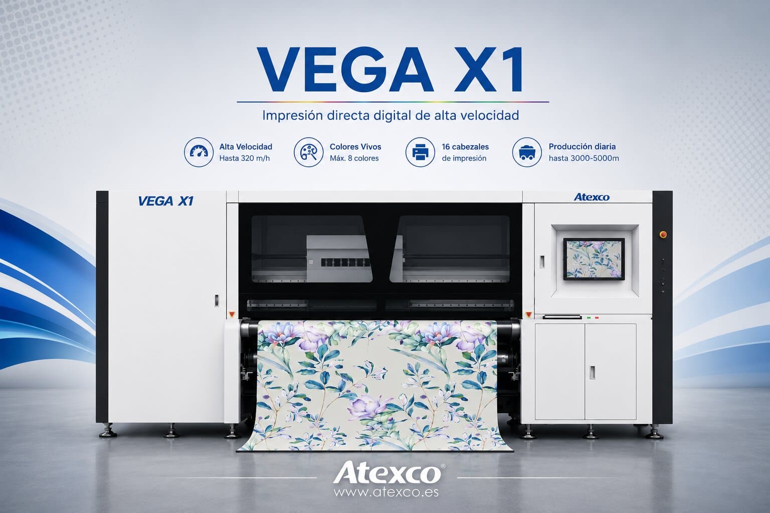 Vega X1: Impresión Directa Digital de Alta Velocidad